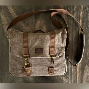 Roots Canvas/Flannel Digital SLR Camera Bag - Unisex